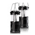Usine pas cher 30led 145 lumens super brillant suspension portable Télescopique LED Camping Lantern Lampes de poche alimentées par une batterie AA